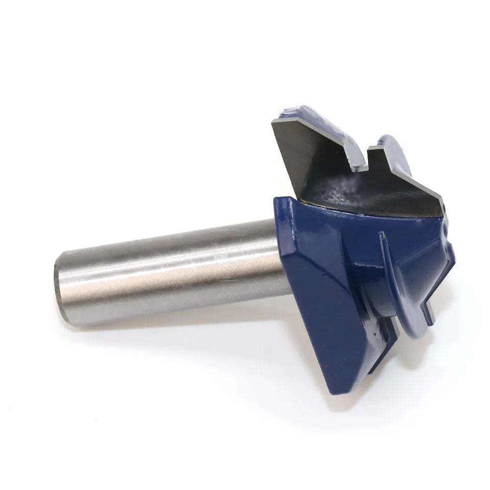 1/2 Handle woodworking jigsaw cutter milling cutter 45 degree tenon knife hard alloy blue