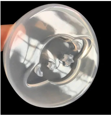 Full mirror planet DIY epoxy mould made of silicone, size 6.5 by 0.9 cm, for resin casting
