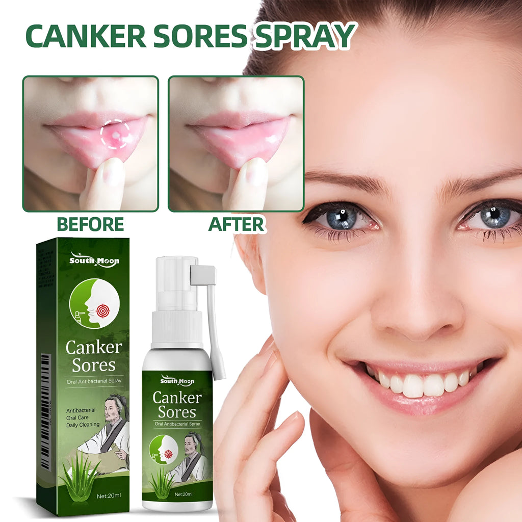 Mint flavoured breath cleaning oral care spray in a 20ml boxed bottle