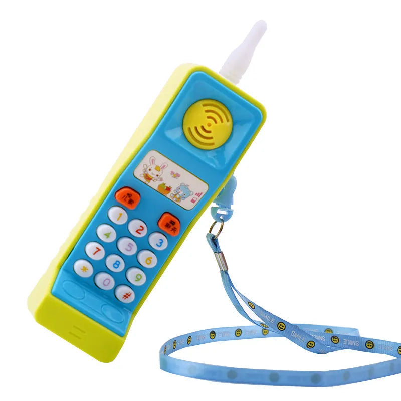 Children's educational electric toy with sound, light and cartoon animal music theme.