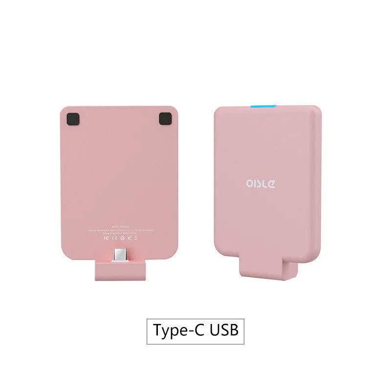 MP282P back clip battery 4500mAh for iPhone Android Type-C in black slim 9mm design