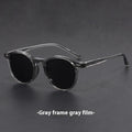 Ultra-light round frame UV protection retro sunglasses with oval design in multiple colours