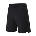 Personality Ice Silk Sports Shorts for Men, breathable nylon, 4 colours Black 763 khaki ink blue rock gray, mid waist, sizes M to 3XL
