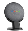 Plastic table holder stand for voice assistants in black and white options for kitchen or study use