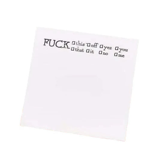 7.5cm square sticky notes with adhesive backing in multiple colour options