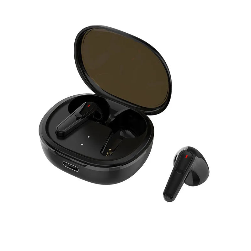 Black PRO30 in-ear Bluetooth earphones with noise reduction and low latency gaming features