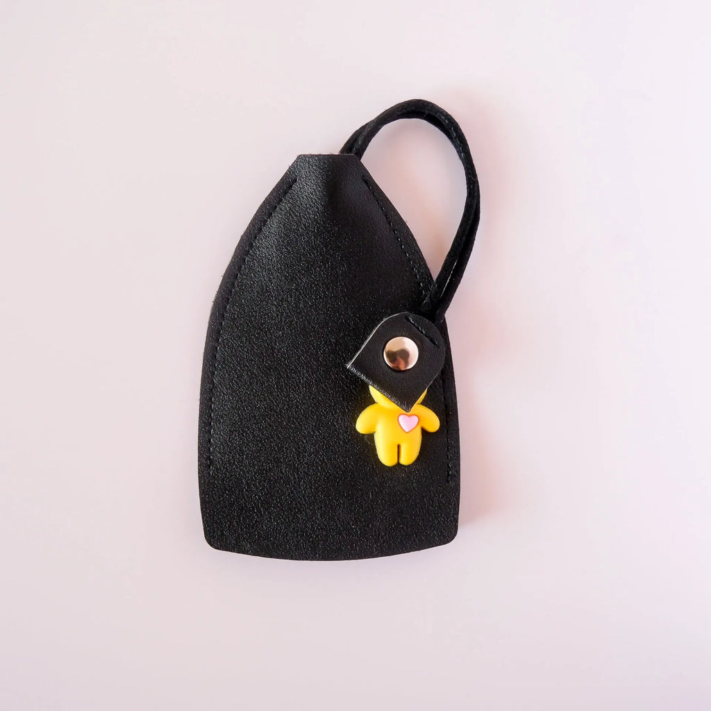 Universal pu leather car key case with anti-theft function in five colour options