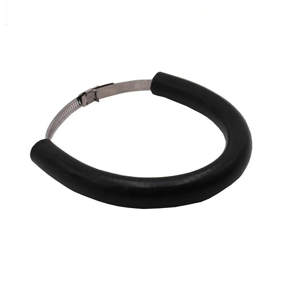 Universal motorcycle exhaust pipe gasket anti-drop wring in black, blue, and orange colours