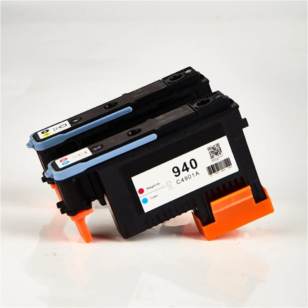HP940 C4900A compatible printing nozzle replacement part in black and yellow.