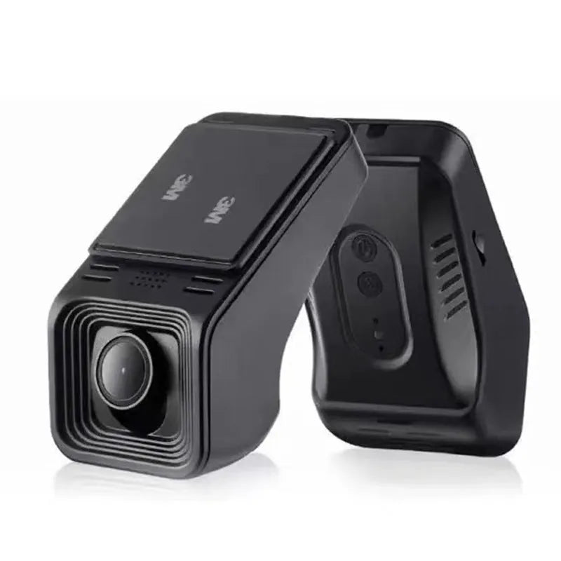 HD night vision driving recorder 1080p WiFi dash cam with parking surveillance V4 ACC black