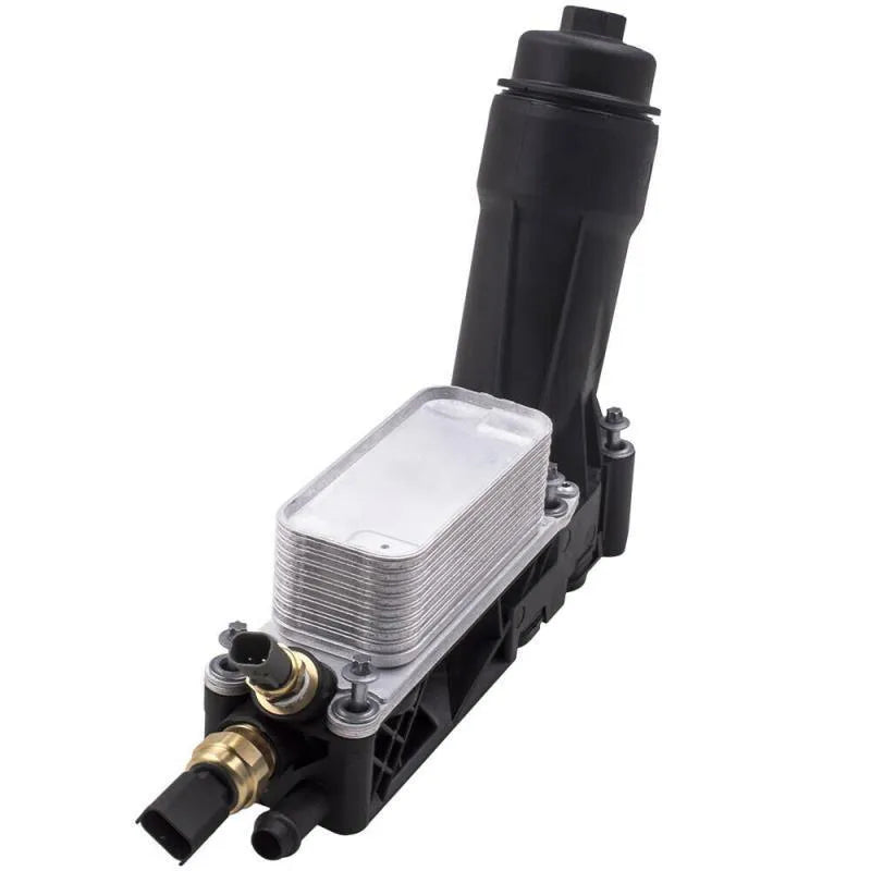 Oil radiator filter base assembly for Jeep Dodge engine oil cooler replacement 5184294AC