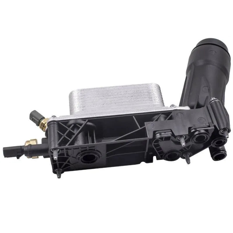 Oil radiator filter base assembly for Jeep Dodge engine oil cooler replacement 5184294AC