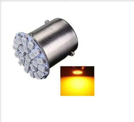 22-LED car brake light turn signal in white 1156/1157 form factor