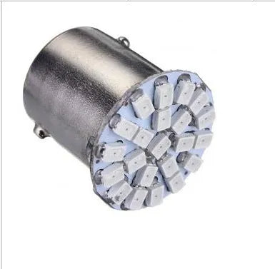 22-LED car brake light turn signal in white 1156/1157 form factor
