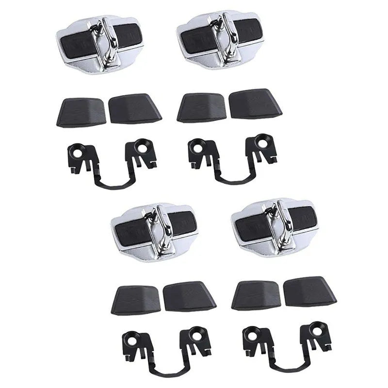 Silver TRD car door lock buffer cushion for Toyota 23 Prius, 1 pack, anti-abnormal sound cover