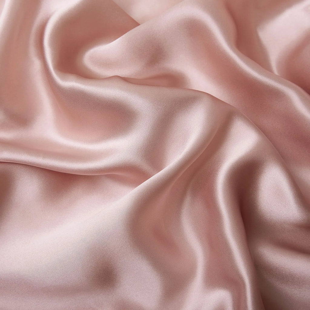 100% mulberry silk pillowcase 48x74cm palace luxury style with inlaid rope edge in champagne gold