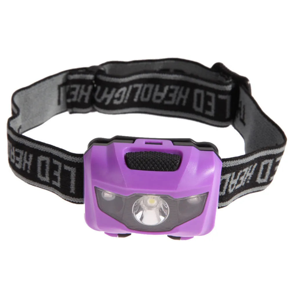 Cat eye 2 generation headlamp with 3W white LED and red LEDs, waterproof, 122 lumens, 70 metre beam, in black