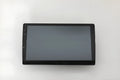 10.1 inch Android car stereo double din head unit with touch screen display and trapezoid panel design