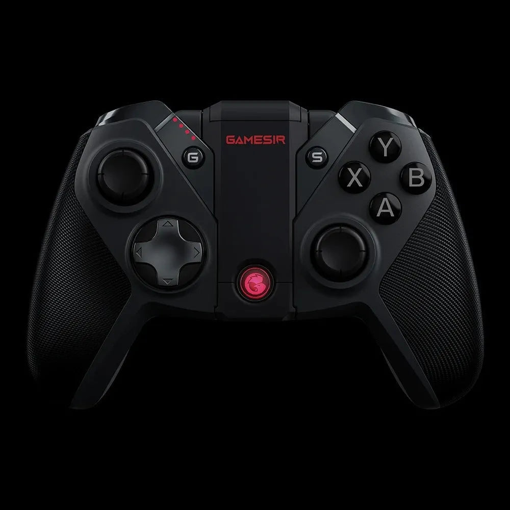 Black Gaishi USB Type-C gaming controller with vibration feedback for PC and mobile devices