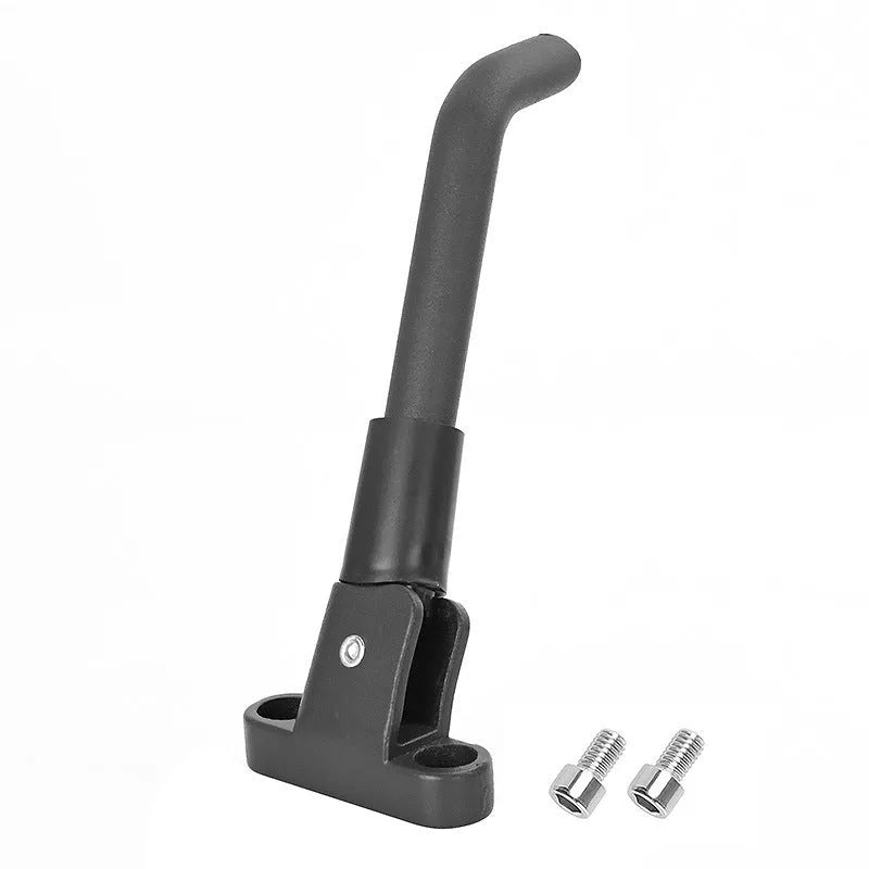 Aluminium alloy electric scooter foot brace in black, white, and gray with hex wrench and screws