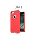 TPU shock proof phone case back cover for iPhone in solid colour Black