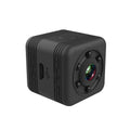 Black SQ29 waterproof sports camera showing its design, compatible with 32GB TF cards and offering 240 minutes of continuous recording.