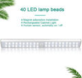 Motion sensor LED strip light in three sizes with rechargeable battery