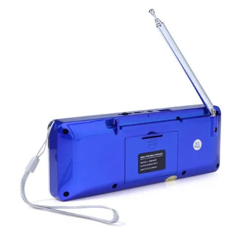 Hot L-288AMBT portable Bluetooth speaker with AM FM radio, LCD screen, and rechargeable 800mAh battery