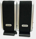 Notebook mini speaker in black colour with USB cable for portable desktop audio