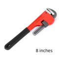 Heavy pipe tongs made from 45# steel, available in 8 to 18 inch sizes, for gripping water pipes