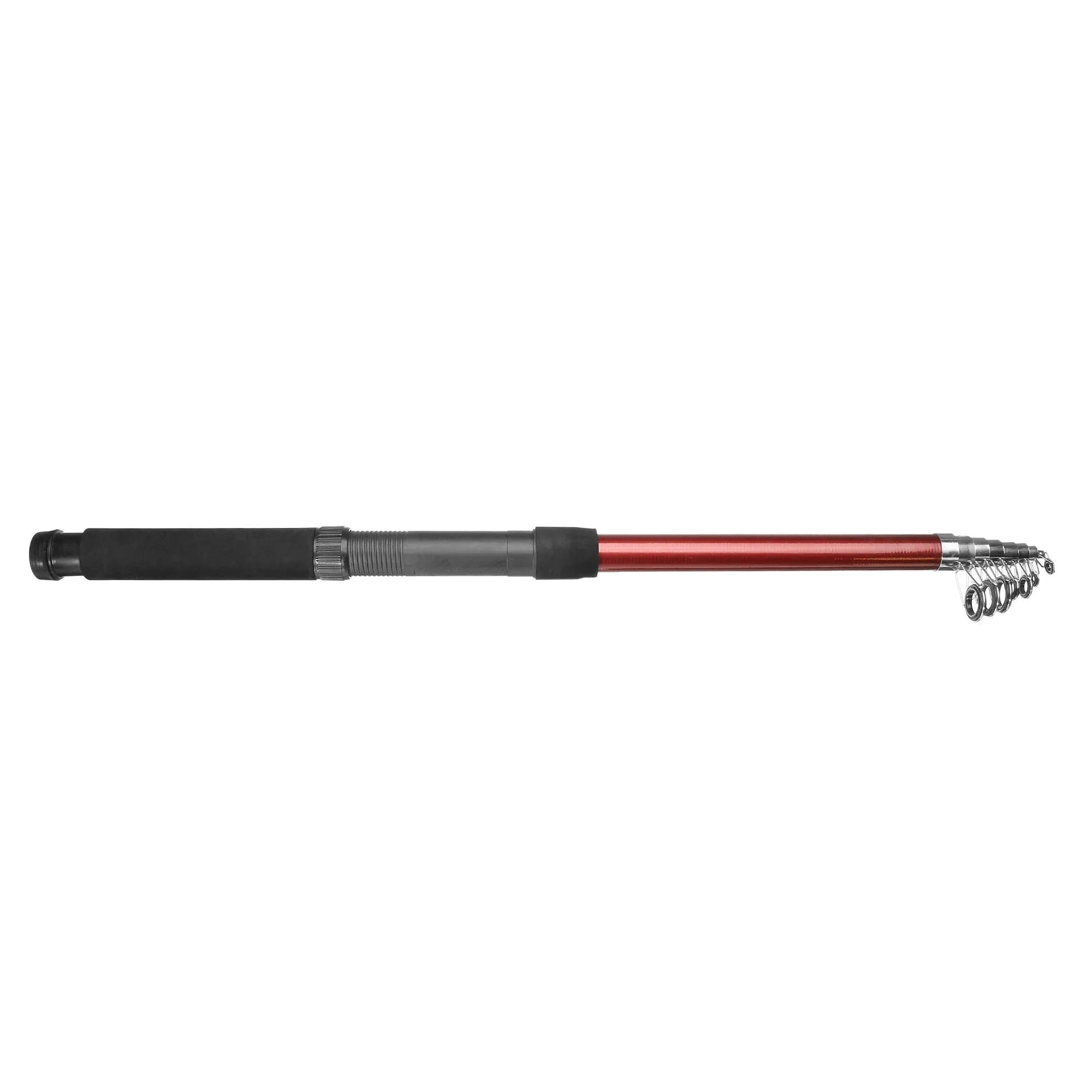 White LED fishing rod light with telescopic pole and remote controller for outdoor illumination