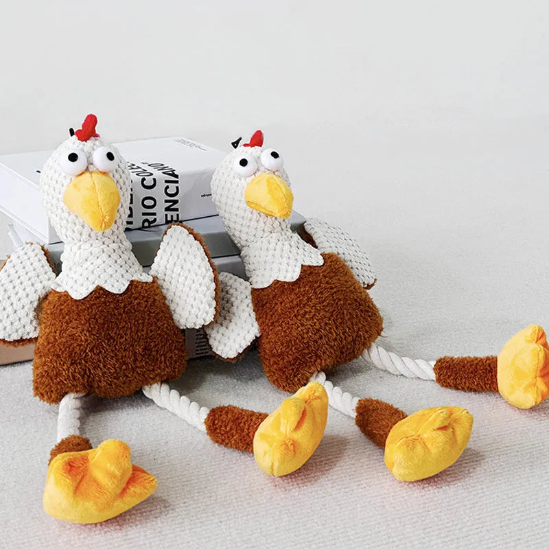 White dog chew toy for boredom relief and teeth grinding, suitable for puppies and kittens