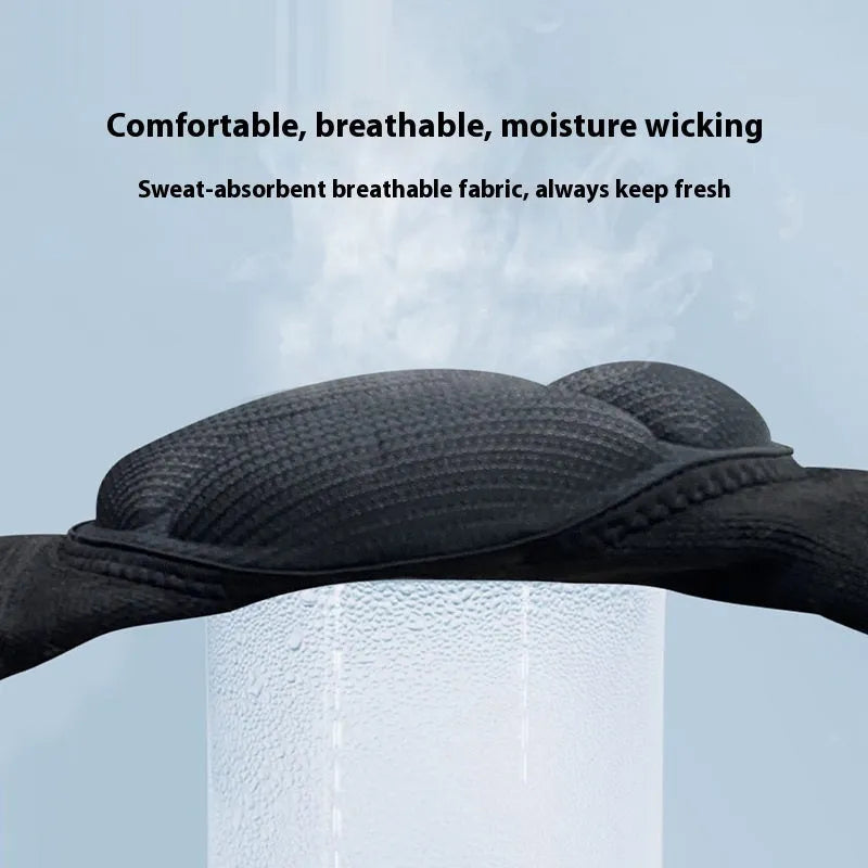 Black and blue thick sponge knee pads for dance sports protection