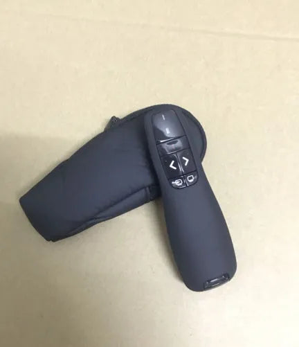 2.4G wireless laser pointer pen with USB receiver and slide control buttons, 11.2 cm length, compact presenter