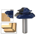 1/2 Handle woodworking jigsaw cutter milling cutter 45 degree tenon knife hard alloy blue