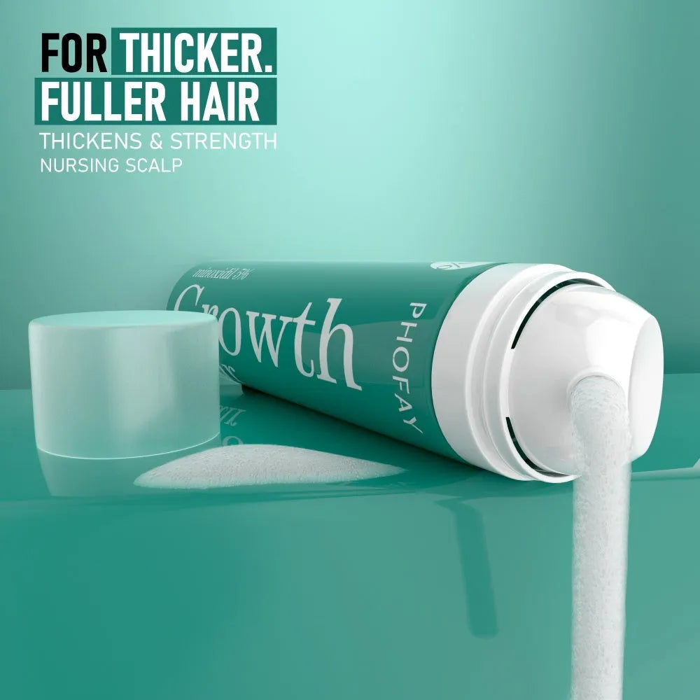 CH004 Minoxidil Anti-Hair Loss Mousse foam product for scalp treatment, set box and single piece