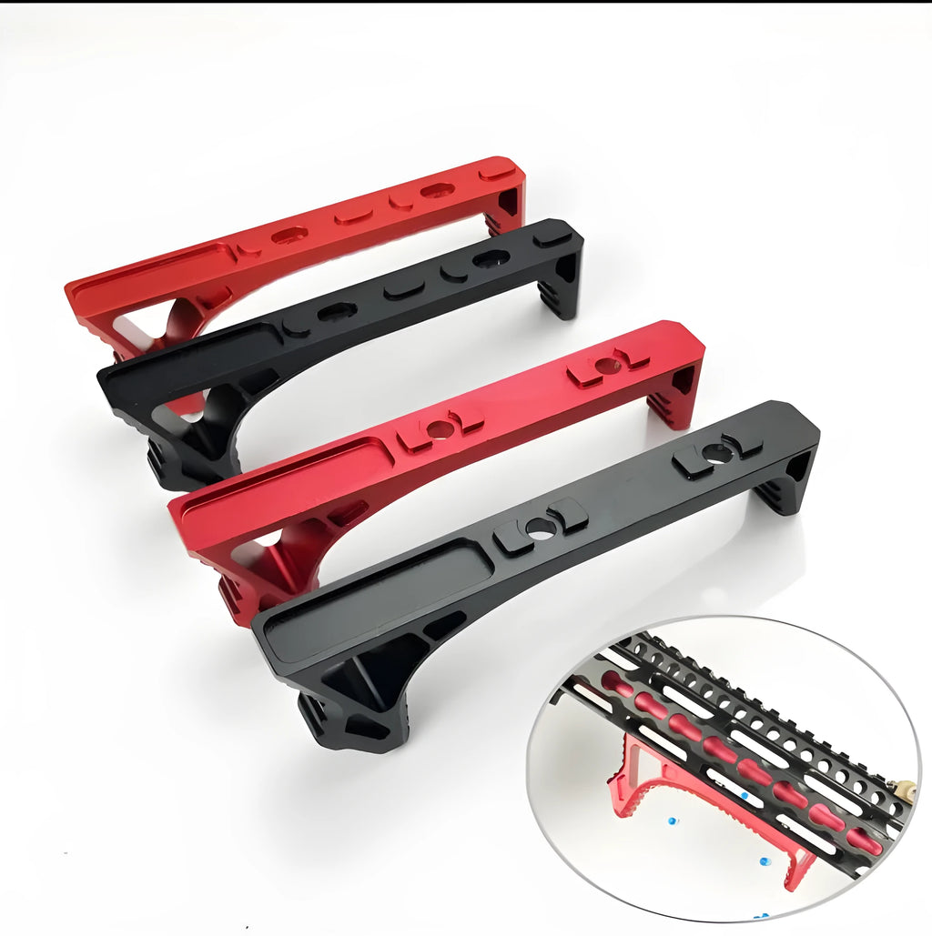 Metal hand stop for J8 J9 J10 rifles in black with KEY-MOD mounting interface