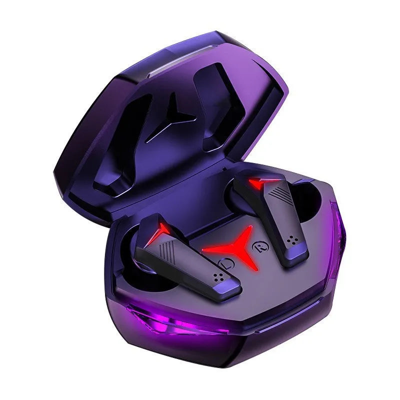 Wireless Bluetooth headset Game Eating Chicken King low latency binaural stereo earphones in Black