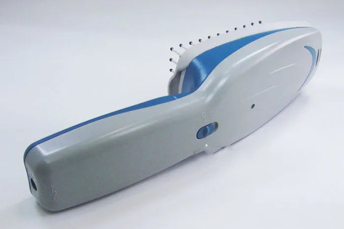 Pet comb with ion and ozone technology, 21.5cm length, 78 teeth, detachable brush head