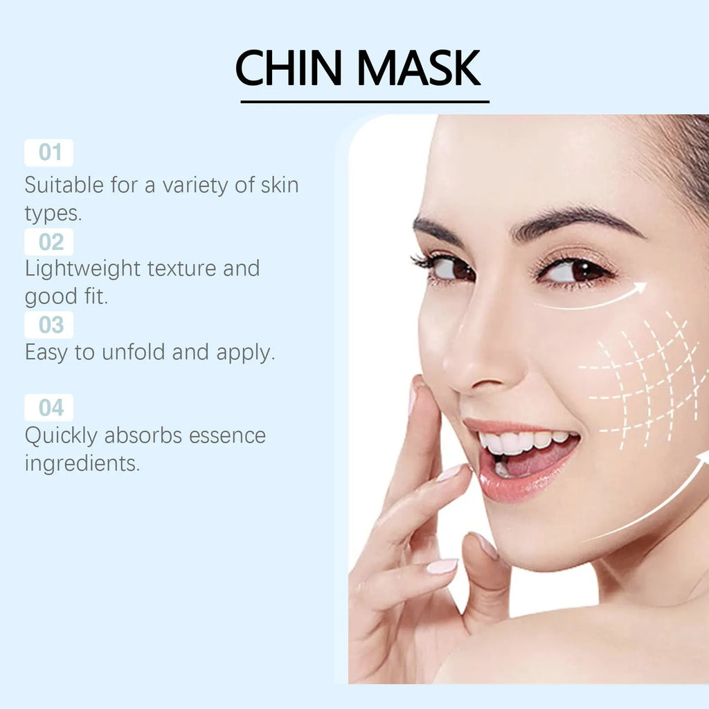 White firming lifting sheet mask with hyaluronic acid and hydrolyzed collagen serum
