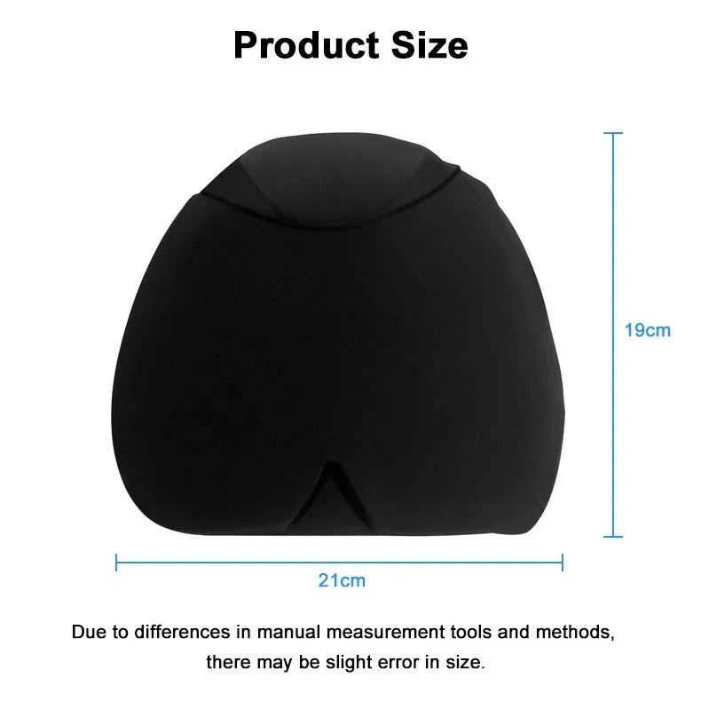 Simple solid colour cold compress cap in black, dark blue, or pink with fully enclosed design