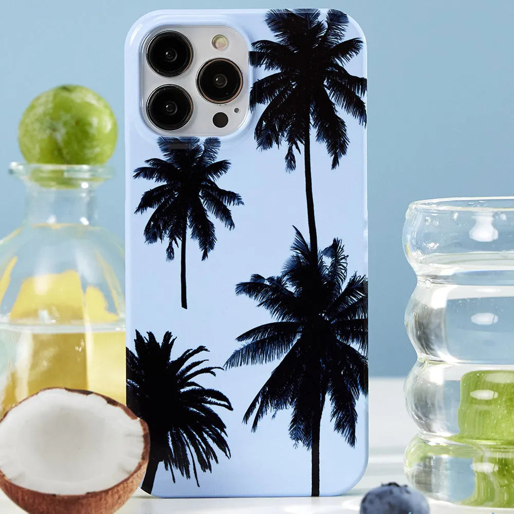 Original Summer Coconut themed TPU phone case for iPhone with optional bracket combination.