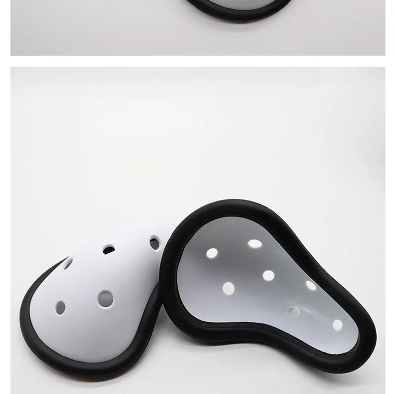 Rubber sports genital protector for boxing martial arts rugby hockey adult children sizes
