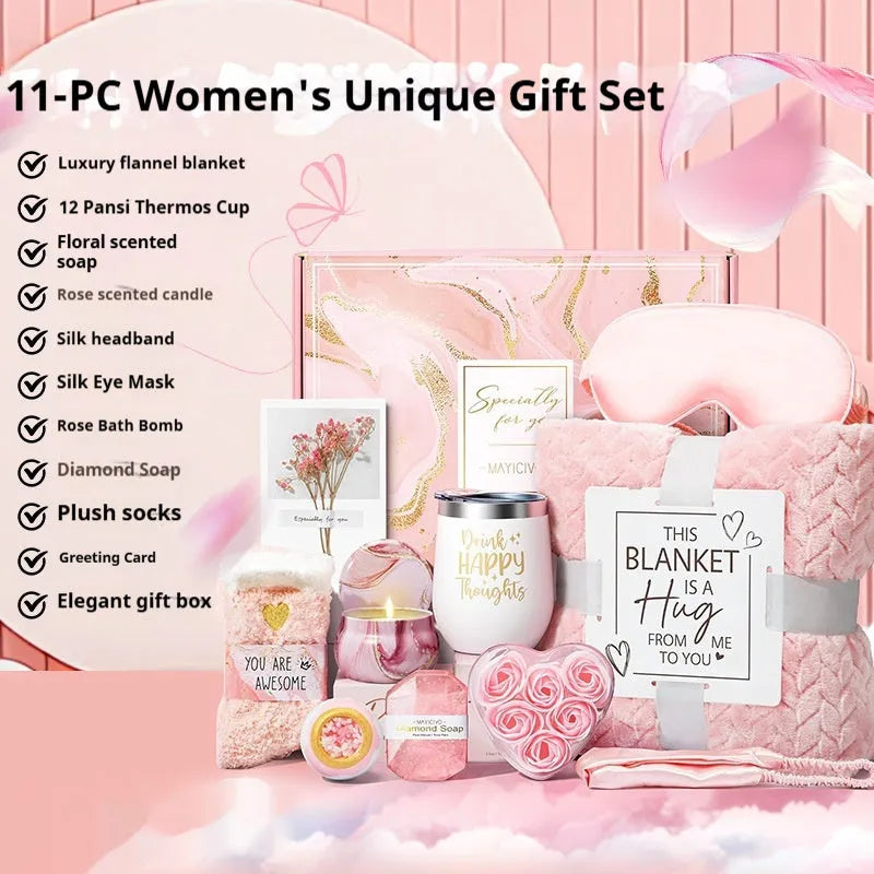 Aromatherapy candle soap bath gift set in modern simplicity style with 27x23x13cm plastic packaging