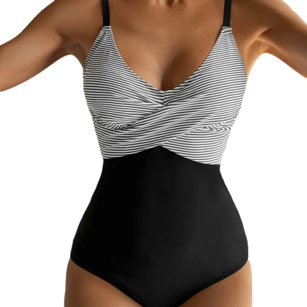 Women's printed lace-up backless bikini swimsuit in multiple patterns