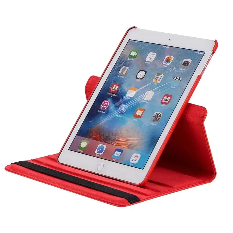Imitation leather clamshell protective sleeve for iPad tablets in multiple colour options