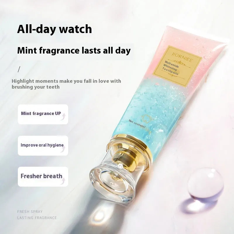 Nicotinamide Dazzling White Toothpaste tube with 100g net content for adult whitening and cleaning
