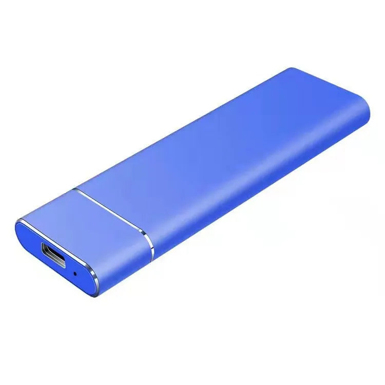 6TB mini SSD mobile hard disk with metal casing in black, blue, orange, red or silver colours