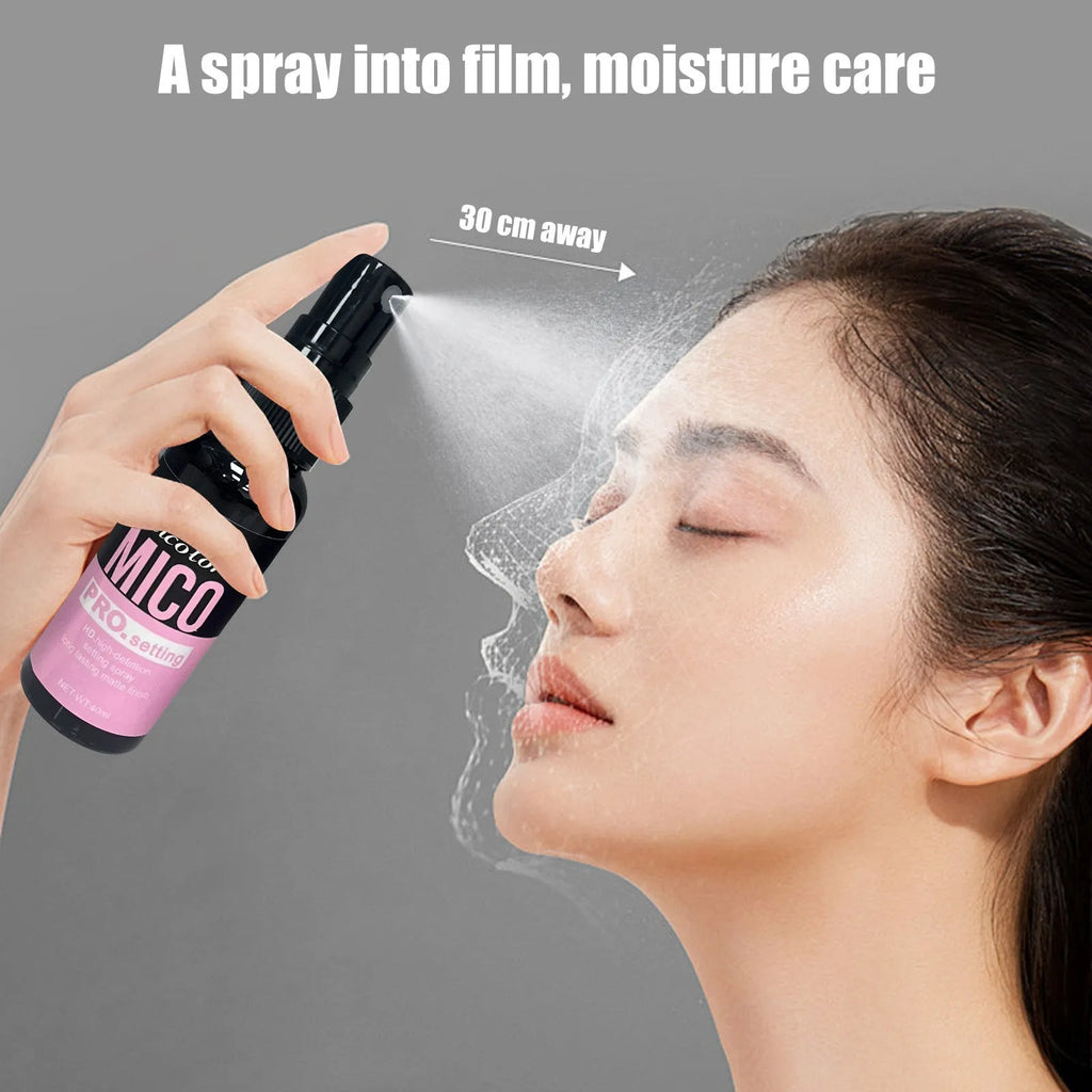 Makeup primer and final sealer spray two-in-one set with 45ml and 40ml bottles