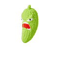 Bitter melon and chilli shaped dog toys with sound for chewing, tooth cleaning and boredom relief